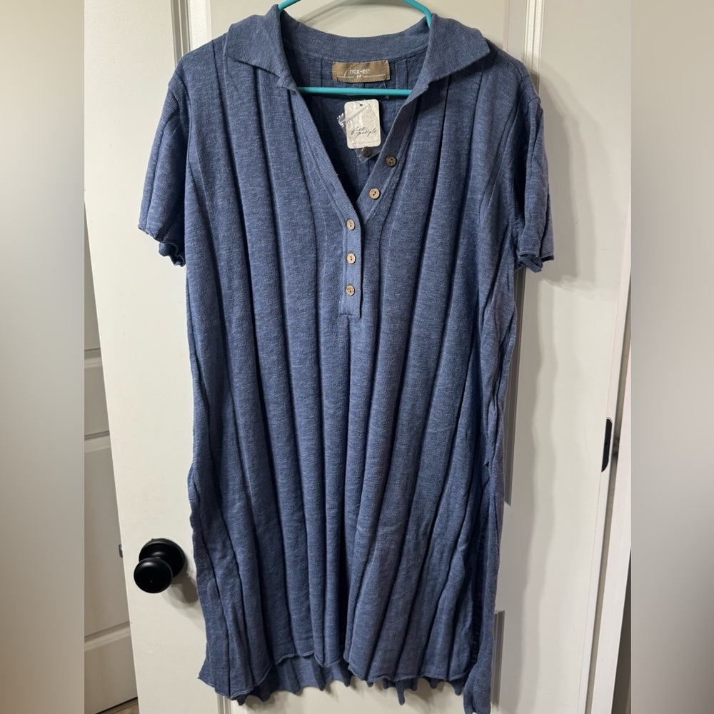 Paloma sweater set- blue suede- size Small - Picture 5 of 8